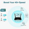 TP-LINK Wireless Dual Band Router Archer MR600, 4G+ Cat6 AC1200, Ver.3.0