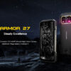 ULEFONE smartphone Armor 27, 6.78", 12/256GB, 10600mAh, IP68/IP69K, μαύρο