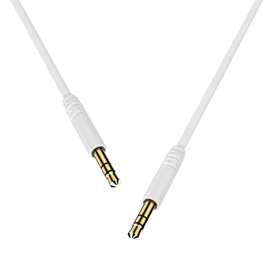 CELEBRAT καλώδιο ήχου 3.5mm AU-01, AUX, 1m, λευκό