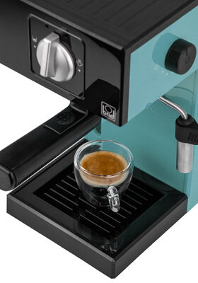 BRIEL μηχανή espresso A1, 1000W, 20 bar, μπλε