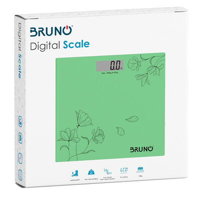 BRUNO ψηφιακή ζυγαριά BRN-0054, έως 180kg, πράσινη