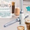 BRUNO Μιξεράκι χειρός BRN-0090, 25W, καπάκι δοσομετρητής, λευκό