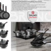 BRUNO κατσαρόλα Granit Premium BRN-0122 με αντικολλητική επίστρωση, 26cm