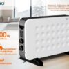 BRUNO Θερμοπομπός BRN-0206, 2000W, με θερμοστάτη και ανεμιστήρα, λευκός