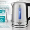 BRUNO BRN-0213 Βραστήρας νερού ανοξείδωτος 1.7L 2200W, Inox