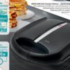 BRUNO BRN-0216 Ψηστιέρα-Τοστιέρα για 4 τοστ 1400W, μαύρη mat-inox