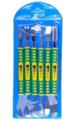 BEST Pry tools 6 τεμαχίων με Διπλή κεφαλή, μεταλλικό