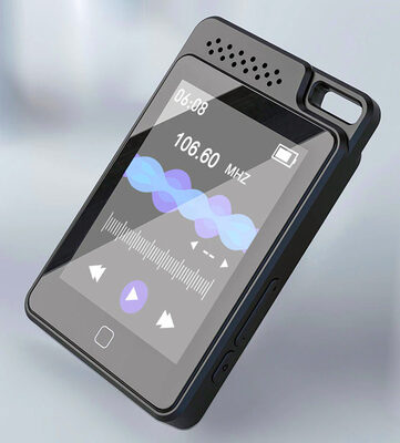 RUIZU MP3 player C1 με οθόνη αφής 2.4", 32GB, ελληνικό μενού, μαύρο