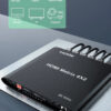 HDMI matrix switch CAB-H155 με τηλεχειριστήριο, 4 σε 2, 8K/60Hz, μαύρο