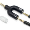 POWERTECH αντάπτορας 3.5mm σε 2x 3.5mm CAB-J043, μαύρο