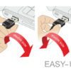 POWERTECH καλώδιο USB σε USB Micro CAB-U137, 90°, Easy USB, 1m, μαύρο