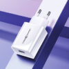 USAMS φορτιστής τοίχου T22, 1x USB, QC3.0 18W 3A, λευκός