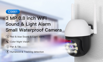 VSTARCAM smart IP κάμερα CS661, IP65, 3MP, WiFi, PTZ