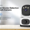VSTARCAM smart κάμερα CS995M με ανιχνευτή καπνού/αερίου, 3MP, WiFi, PTZ, SD