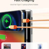 CABLETIME καλώδιο USB-C CT-CM60-PBW, 60W PD, 480Mbps, 1m, μπλε