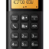 PHILIPS ασύρματο τηλέφωνο D1601B/34, με ελληνικό μενού, μαύρο