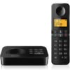 PHILIPS ασύρματο τηλέφωνο D2651B-34, με ελληνικό μενού, μαύρο