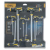 DELI σετ κλειδιά Allen DL233108, τύπου Ταφ, 2-10mm, Cr-V, 8τμχ