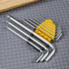 DELI σετ κλειδιά Allen DL3088 με μακρύ βραχίονα, 1.5-10mm, Cr-V, 9τμχ