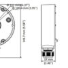 HIKVISION HIWATCH βάση κάμερας DS-1280ZJ-DM18, μεταλλική, λευκή