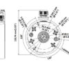 HIKVISION HIWATCH βάση κάμερας DS-1280ZJ-DM46, μεταλλική, λευκή