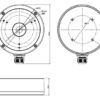 HIKVISION HIWATCH βάση κάμερας DS-1280ZJ-M, μεταλλική, λευκή
