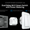 SONOFF smart διακόπτης DUALR3, 2-Gang, WiFi, 15A, λευκός