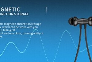 YISON earphones E20 με μαγνήτη, Bluetooth, 12mm, 250mAh, πράσινα