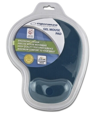 ESPERANZA gel mouse pad EA137B, 230x190x20mm, μπλε
