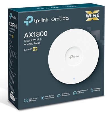 TP-LINK access point EAP620 HD, AX1800, WiFi 6, ceiling mount, Ver. 3.2