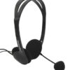 ESPERANZA Headphones με μικρόφωνο Scherzo EH102, 2x 3.5mm, 2.5m, μαύρα
