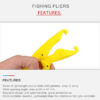 Fish gripper χεριού FISH-0023, ABS, κίτρινο