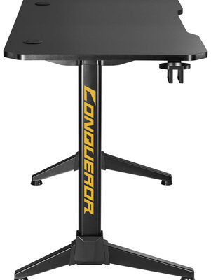 BRATECK gaming γραφείο GMD03-2, 1200x600mm, μαύρο