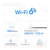 MERCUSYS Mesh Wi-Fi 6 System Halo H70X, 1.8Gbps Dual Band, 3τμχ, V. 1.20