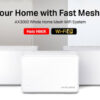 MERCUSYS Mesh Wi-Fi 6 System Halo H80X, 3Gbps Dual Band, 3τμχ, Ver. 1.0