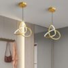 POWERTECH LED φωτιστικό οροφής HLL-0146, 25W, 4000K, Φ40cm, 1m, χρυσό