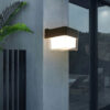POWERTECH LED φωτιστικό τοίχου HLL-0157, 7W, 4000K, 560lm, IP65, μαύρο