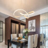 POWERTECH LED φωτιστικό οροφής HLL-0164, 50W, 4000K, Φ60cm, 1m, λευκό