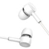 USAMS earphones με μικρόφωνο EP-12, 3.5mm σύνδεση, Φ10mm, 1.2m, λευκά