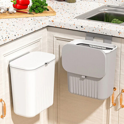 HOME USE κάδος απορριμμάτων HUH-0151, 9lt, 26x16x29cm, λευκός