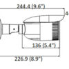 HIKVISION HIWATCH IP κάμερα HWI-B640H-Z, POE, 2.8-12mm, 4MP, IP67