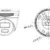 HIKVISION HIWATCH IP κάμερα ColorVu HWI-T249H, 2.8mm, 4MP, IP67, PoE