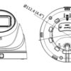 HIKVISION HIWATCH IP κάμερα HWI-T641H-Z, POE, 2.8-12mm, 4MP, IP67