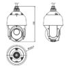 HIKVISION HIWATCH IP κάμερα HWP-N4215IH-DED, 2MP, PTZ, 15x zoom, IR 100m