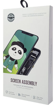 TW INCELL LCD για iPhone 11 Pro Max, camera-sensor ring, earmesh, μαύρη