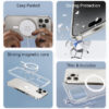 USAMS θήκη Ice Magnet US-BH848 για iPhone 15 Plus, διάφανη