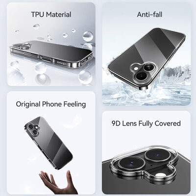 USAMS θήκη Primary US-BH887 για iPhone 16 Plus, διάφανη