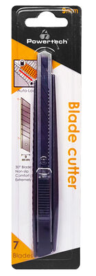 POWERTECH μεταλλικό κοπίδι με ασφάλεια KNF-0003, 9mm, auto lock