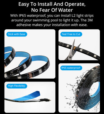 SONOFF smart LED καλωδιοταινία L2-5M, αδιάβροχη, RGB, WiFi & BT, 5m