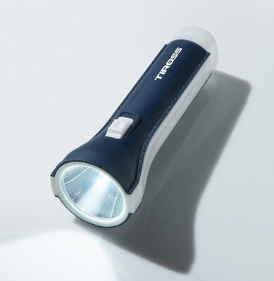 TIROSS φορητός φακός LED TS-2205, 60lm + 35lm, μπλε